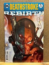 DEATHSTROKE : REBIRTH - # 1 - OCTOBER 2016 - SIGNED COPY - NM picture