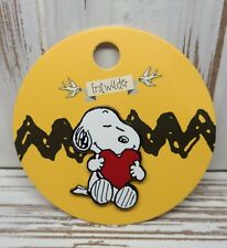 ⚡RARE⚡ ERSTWILDER PEANUTS Big Heart Snoopy Pin * BRAND NEW* LE  💝 picture