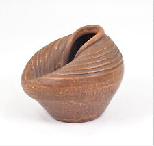 IP007 Small Clay Scrunched Hand Made Pot picture