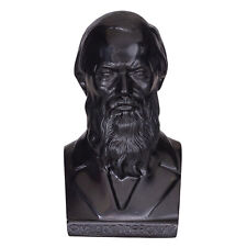 Russian Writer Fyodor Dostoevsky Stone Bust Statue Sculpture 5.6'' (14 cm) picture