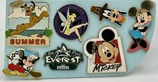 Disney Trading Pin Lot YEAR 2006 ~ 7 pc Pins Set ~ Mickey Minnie Everest Goofy picture