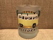 Culver LTD Frosted California Lowball Glass dogs yellow van  picture