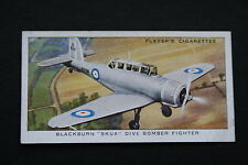 BLACKBURN SKUA  RAF Dive Bomber Fighter  Vintage 1930's Card  QC18M picture