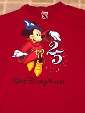 Walt Disney unisex Vintage Mickey Mouse red t shirt Xx large Fun picture