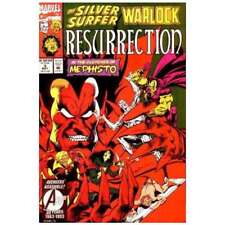 Silver Surfer/Warlock: Resurrection #3 in VF + condition. Marvel comics [j; picture