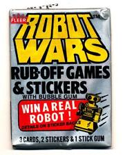 1985 Fleer Robot Wars Trading Card Pack picture