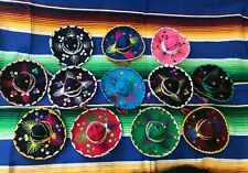 SET OF 12 MEXICAN MINI CHARRO HATS,PARTY FAVORS,DECORATIONS,SOMBRERO,MARIACHI  picture