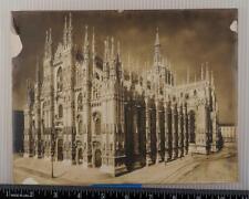 Saluti dal Duomo di Milano Photograph Italy 1912 8x11 picture