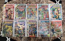 The Avengers Comic Book Lot Of 10. Vintage. KEYS Silver Age. Marvel. Disney. picture