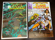 FLAME TWISTERS (Brown Study Comics 1995) -- #1-2 -- FULL Series / Set picture