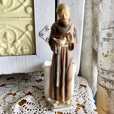 Vintage St. Francis Ceramic Planter ~ Vintage Religious Figurines/ Planter picture
