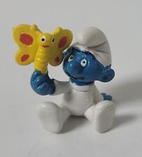 Smurfs Baby Smurf with Butterfly Figure Peyo Schleich picture