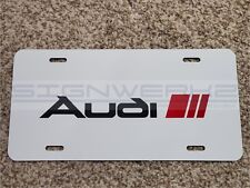 Audisport retro Metal Plate novelty vanity white plate picture
