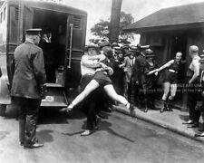 Women Being Arrested for Wearing Revealing Bathing Suits - 1928 Vintage Photo picture
