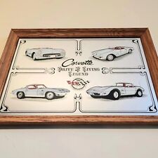 Corvette 25th Anniversary Wall Mirror 1978 Vintage Large 24x18 Chevy Bar Mancave picture