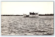 c1950's The Ferry Griffin Ship Washington Island WI RPPC Photo Postcard picture