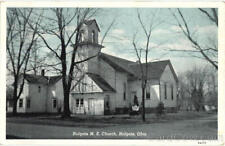 Holgate M. E. Church,OH Henry County Ohio Linen Postcard Vintage Post Card picture
