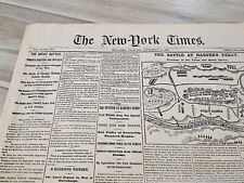 The New York Times Newspaper Reprint  1861, 1862, 1863, 1865  picture