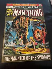 🔥The Man Thing #11 1st Appearance of Jennifer Kale. Dec. 1972. 🔑Key Issue. picture