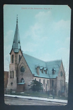 Church of the Ascension Troy NY Unposted DB Postcard picture