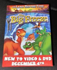 THE LAND BEFORE TIME THE BIG FREEZE DVD PROMO MOVIE PIN BUTTON PINBACK 2001 picture