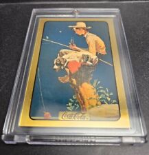 Norman Rockwell 1g .9999 Fine Gold Card-  Coca-Cola Collect-a-Card 1994.  picture