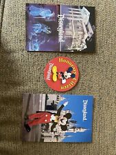 Two Disneyland Postcards And Unused Disneyland Honorary Citizen Sticker picture