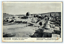 1938 Panoramic View of the Temple Jerusalem Palestine Vintage Postcard picture