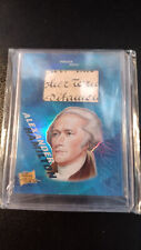Pieces Of The Past 2021 - Alexander Hamilton Hand Written Relic picture