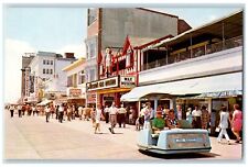 c1950's World Famous Boardwalk Tourists Rides Atlantic City New Jersey Postcard picture