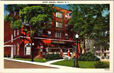 Oneida NY-New York, Hotel Oneida, Exterior, Vintage Postcard picture