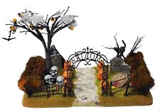 Dept 56 Haunted Front Yard Graveyard Halloween Village READ DESCRIPTION  picture