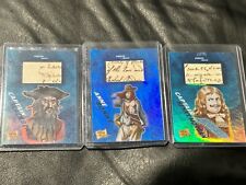 Most FAMOUS Pirates - BLACKBEARD, ANNE BONNY, CAPTAIN KIDD - RARE Relic Cards picture
