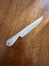 Antique Victorian Era Mother Of Pearl Letter Opener Collectible History Small picture