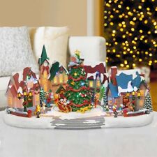 Disney Animated Holiday Village with Lights & Music Christmas Tree Set 1601427 picture