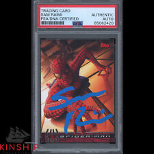 Sam Raimi signed 2002 Topps Spider-Man Card PSA DNA Slabbed Bold Auto CQTY picture