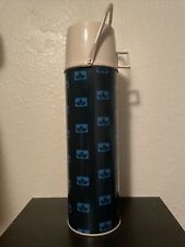 Vintage King Seeley Thermos KST Bottle Blue Trident Design #2267 Clean VGC picture