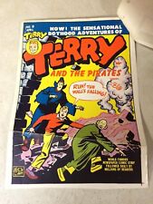 TERRY and the PIRATES #9 COVER ART original proof 1947 RARE w/INVOICE, CANIFF picture