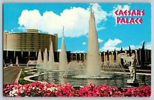 VTG Chrome Fountain at Caesar's Palace Las Vegas Nevada Postcard picture