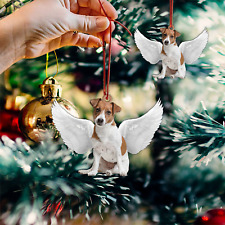 Jack Russell Terrier Dog Angel Ornament, Dog Car Ornament, Jack Russell Terrier picture