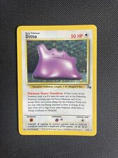 DITTO 3/62 Holo Pokemon Fossil Set Card Vintage 1999 LP picture