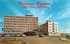 Great Falls MT Montana New Deaconess Hospital Heliport Campus Vtg Postcard C25 picture
