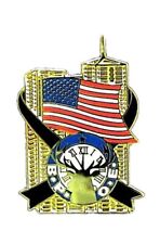 Elks 9-11 TwinTowers American Flag Lapel Pin Old Emblem picture