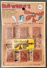 Vintage 1969 Bullwinkle Stamp Set Sealed Rocky Peabody Boris Natasha Dudley picture