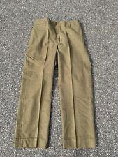Vtg WWII US M-1937 Wool Field Trousers 1942 Date 30x 30 WW2 Pants picture