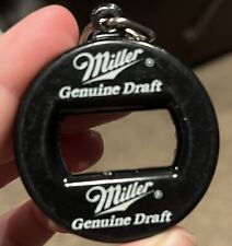 VINTAGE MILLER GENUINE DRAFT Bev Key® 3 in 1 Beer Can Bottle Opener Key Chain picture