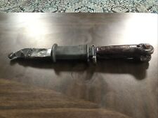 Romanian/Hungarian Bakelite Bayonet ,Metal Scabbard knife Matching Serial #’s picture