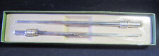 Christofle Pair Vintage Cocktail Stirrers Silverplate Heavy very rare picture