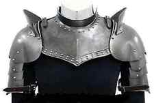 Medieval Pauldrons Shoulder Gorget Armor Knight Larp Reenactment Cosplay Costume picture