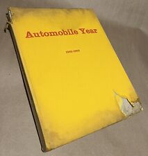 Book Automobile Year 1962-1963 Volume No.10 English edition Poor picture